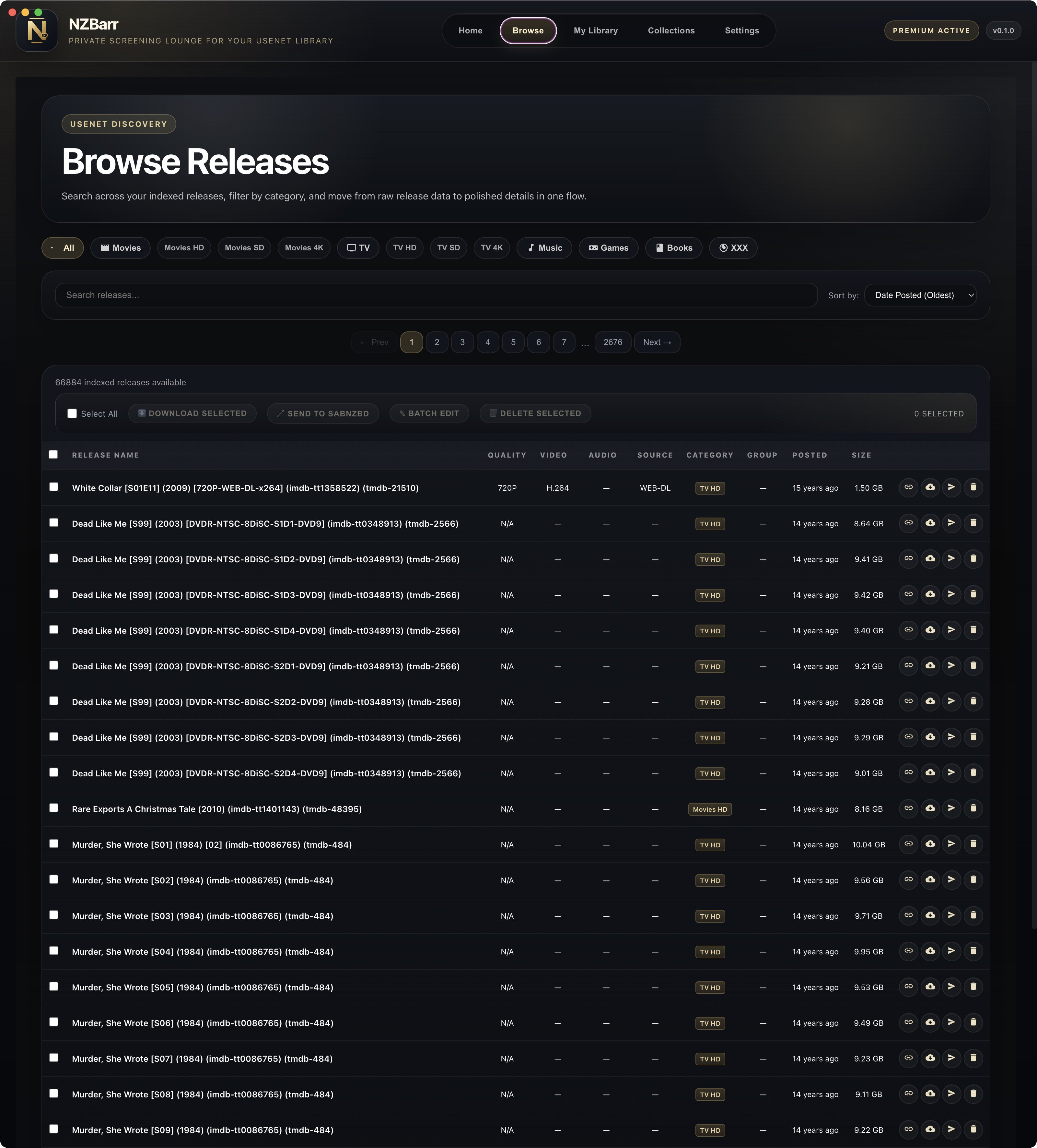 NZBarr browse page